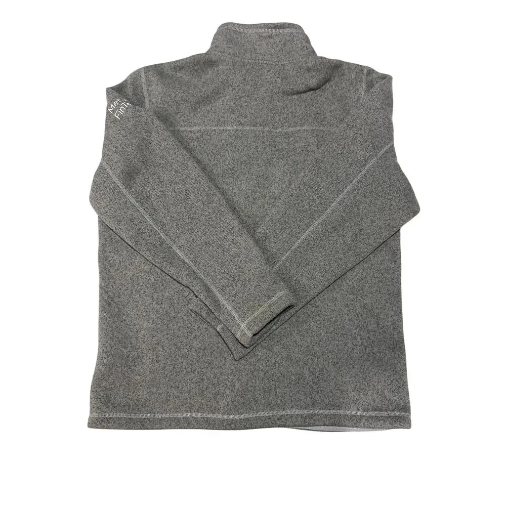 The North Face Men's Large Grey Heather Sweater Fleece Jacket outdoor gorpcore